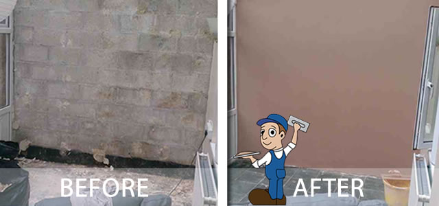 Before & After Plastering